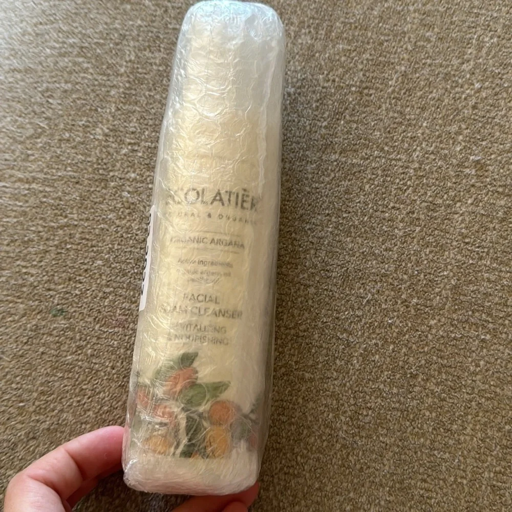 Ecolatier Foaming Facial Cleanser Organic Argan Oil Natural Vegan 5.1 Fl Oz